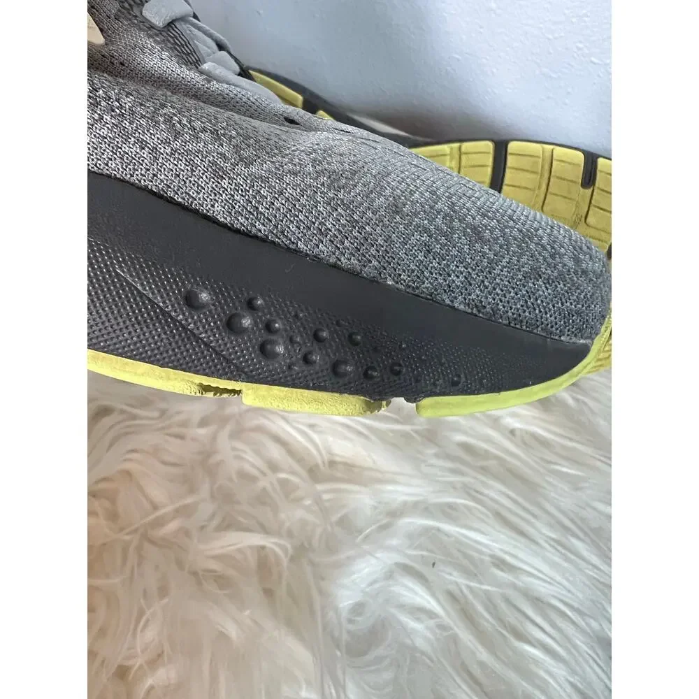 Brooks Ghost 16 Men’s Sz 12 Narrow No Insole Lime Grey Running Shoe Arch Support
